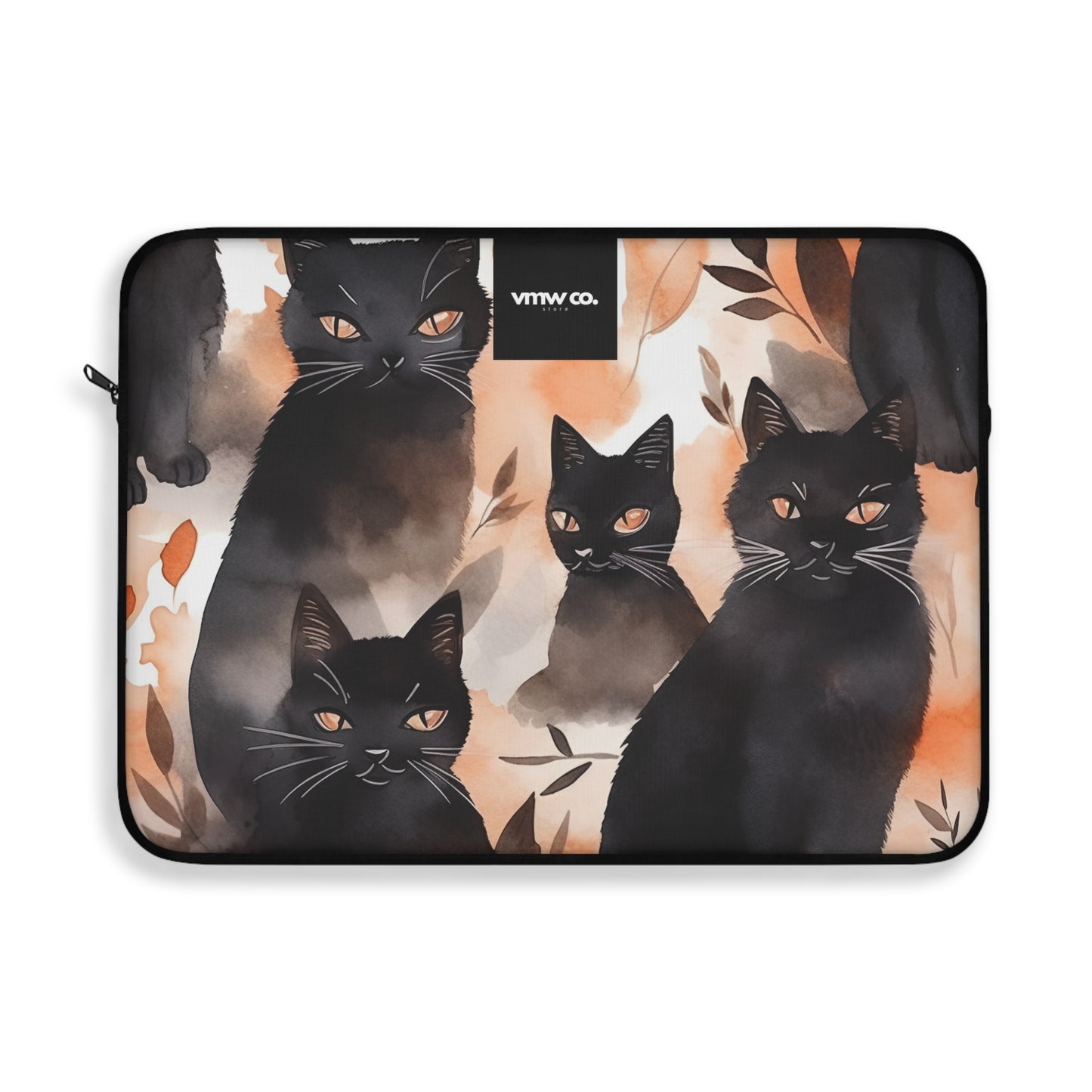 Black Cat Laptop Sleeve
