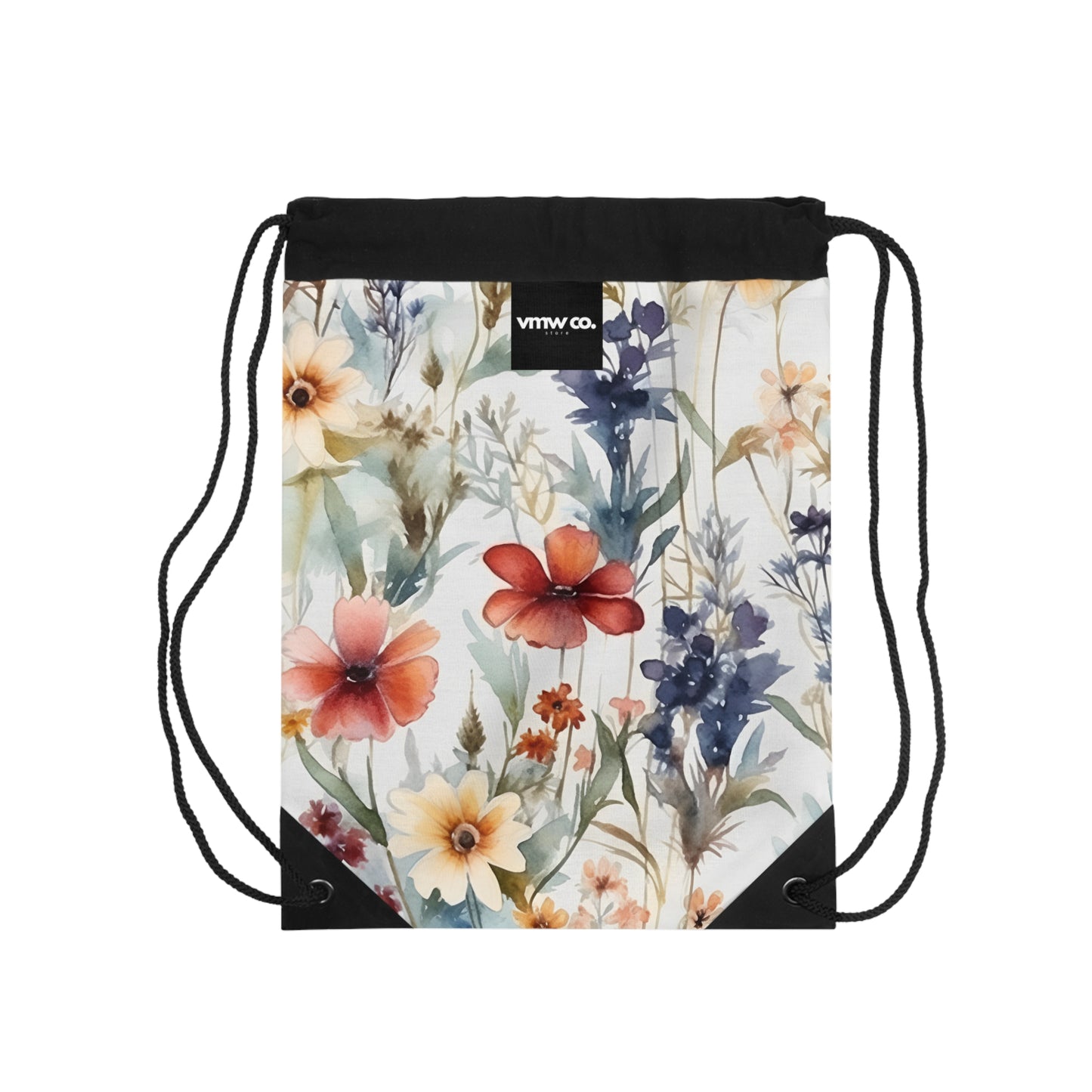 Ethereal Bloom Drawstring Bag