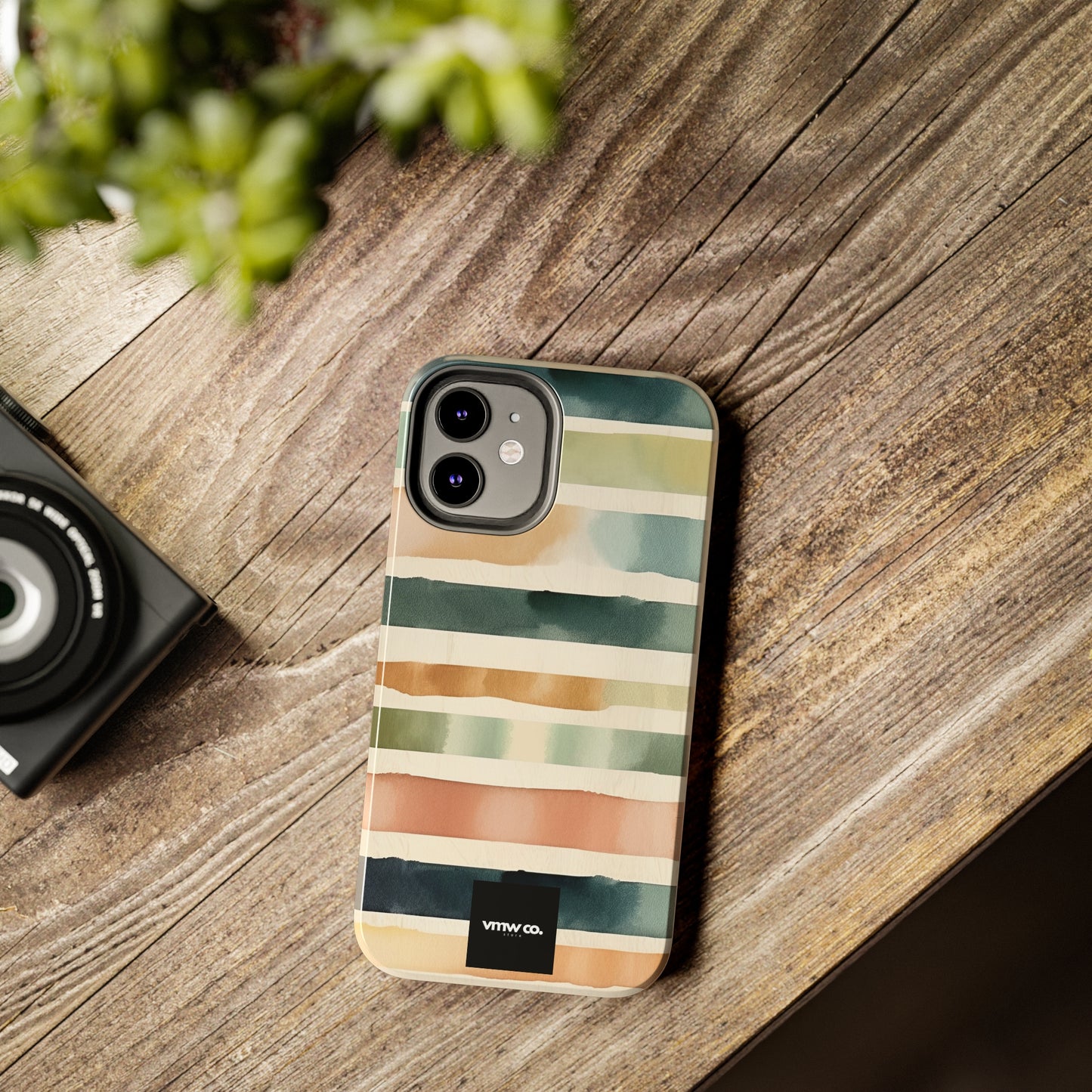 Autumn Stripes iPhone Tough Phone Cases