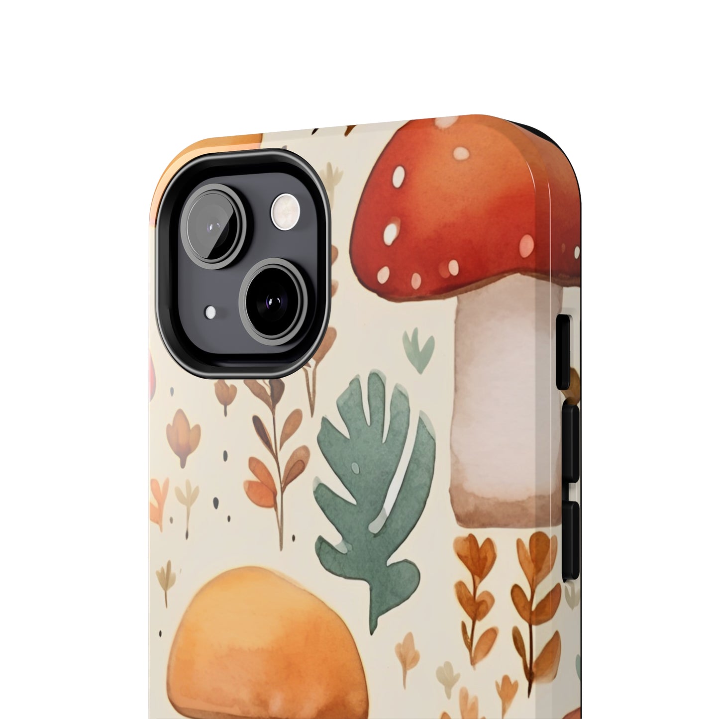Fall Mushrooms iPhone Tough Phone Cases