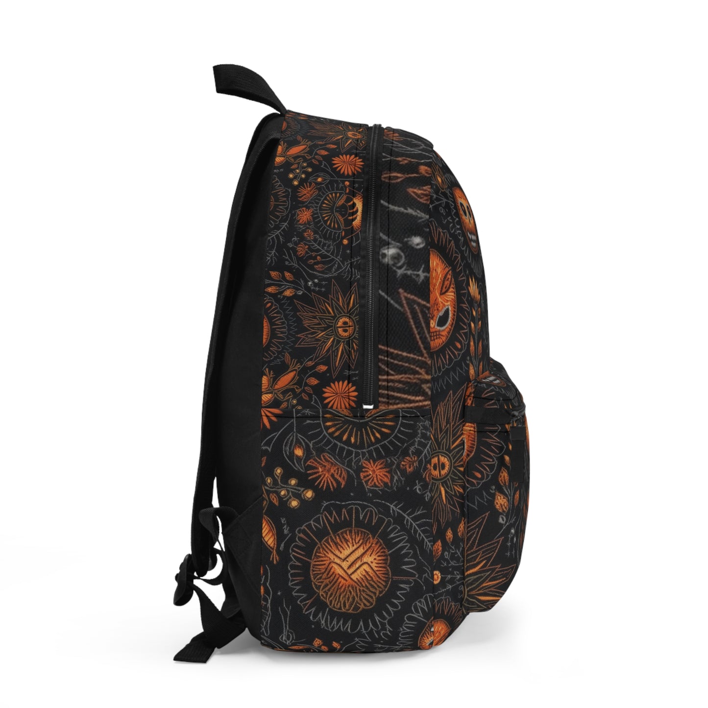 Halloween Black Orange Backpack