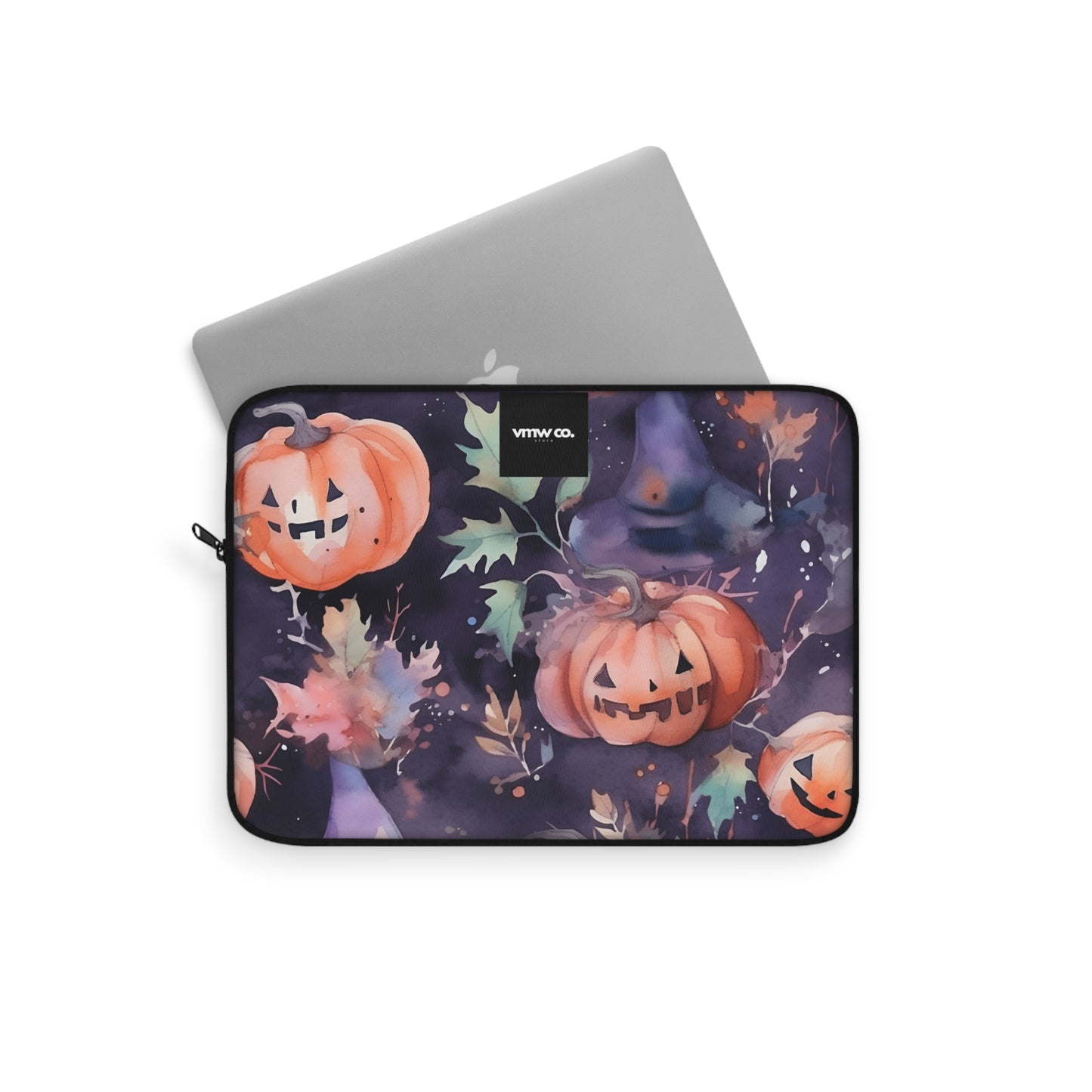 Pumpkin Purple Orange Laptop Sleeve
