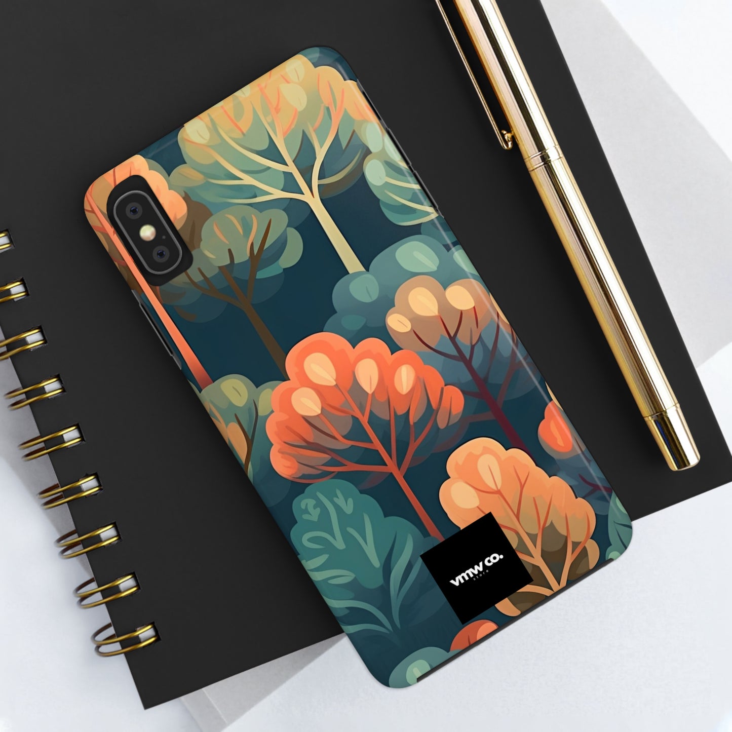 Fall Forest iPhone Tough Phone Cases