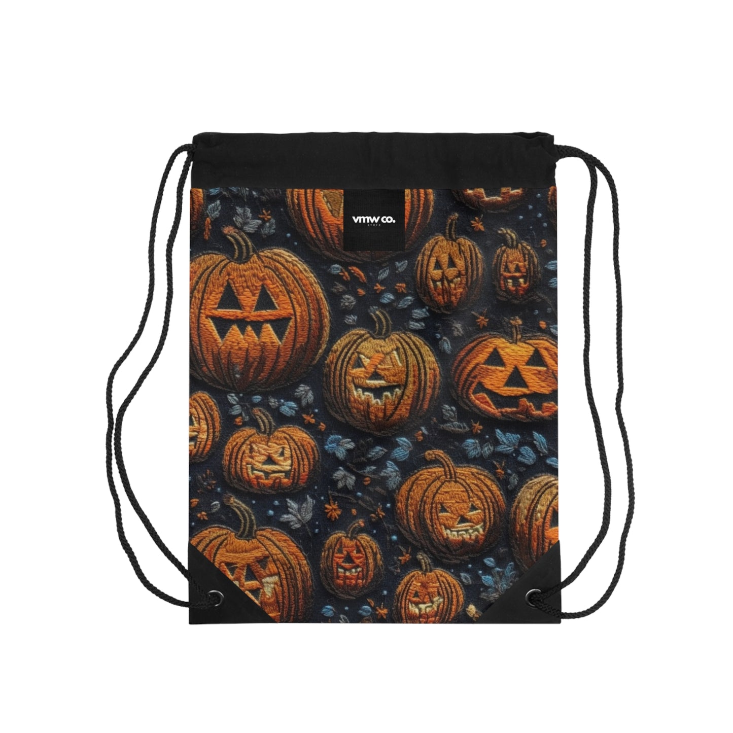 Halloween Pumpkin Drawstring Bag
