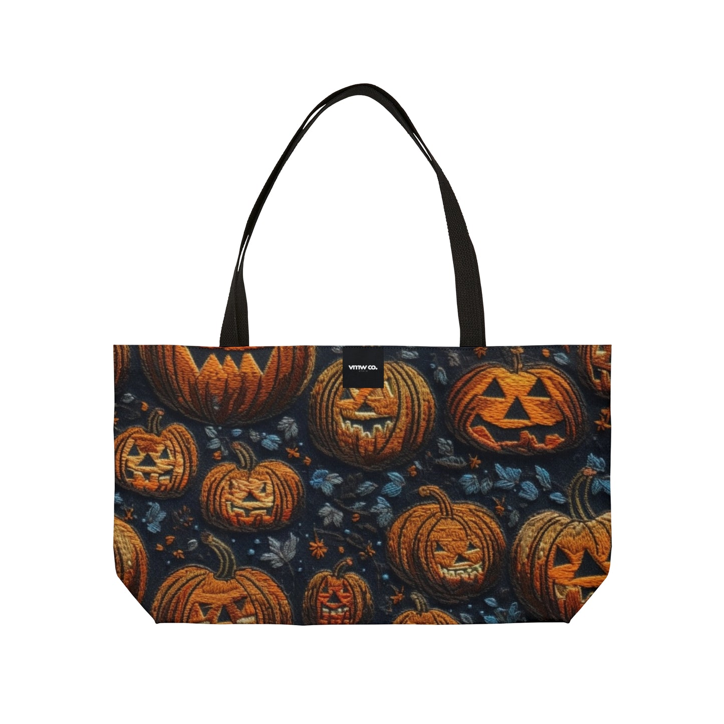 Halloween Pumpkin Weekender Tote Bag