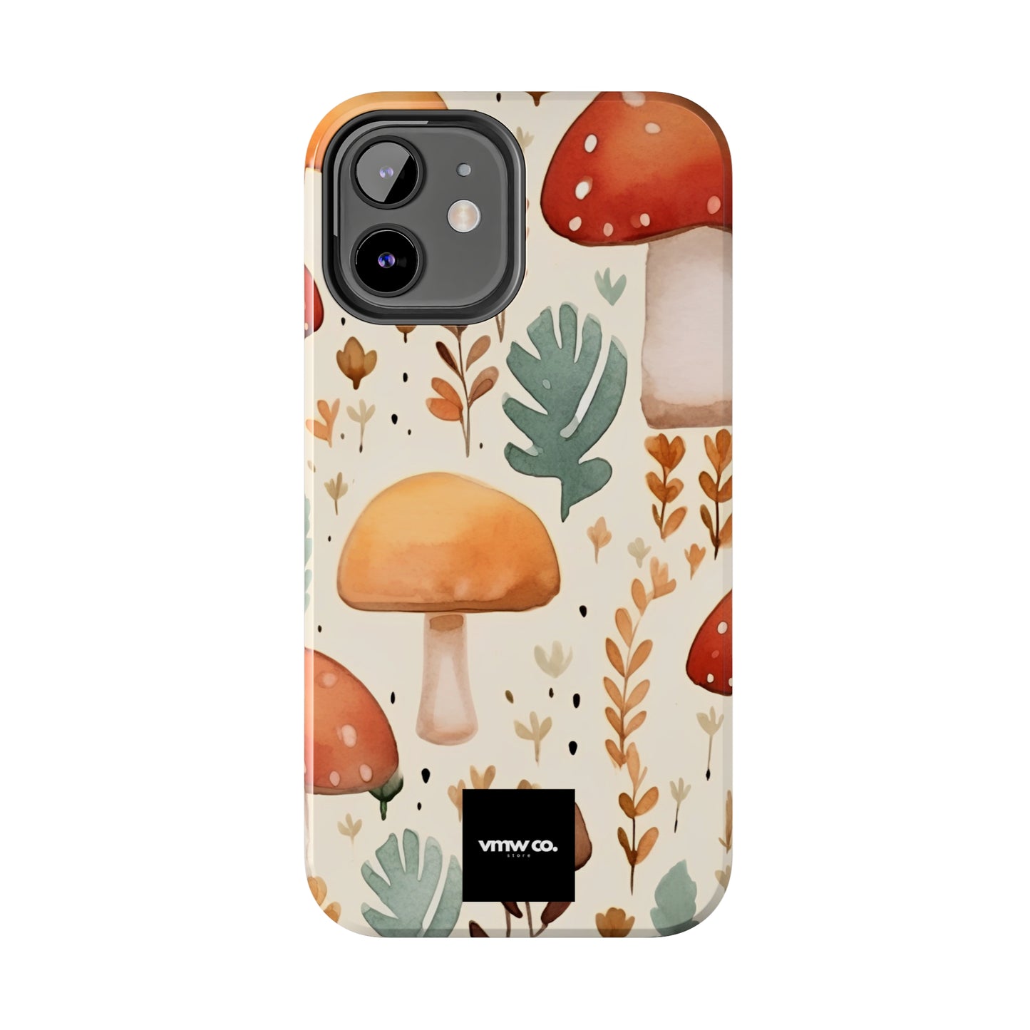 Fall Mushrooms iPhone Tough Phone Cases