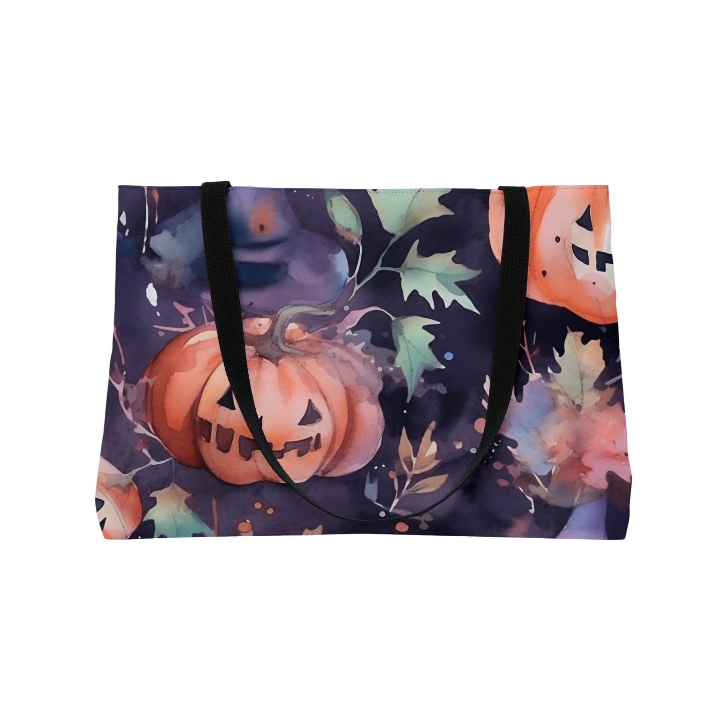 Pumpkin Purple Orange Weekender Tote Bag
