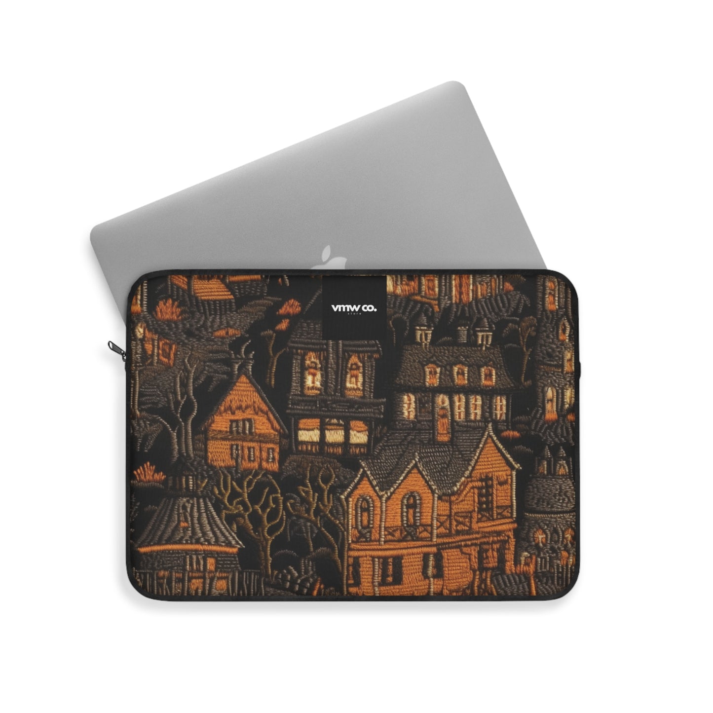 Halloween Houses Laptop Sleeve