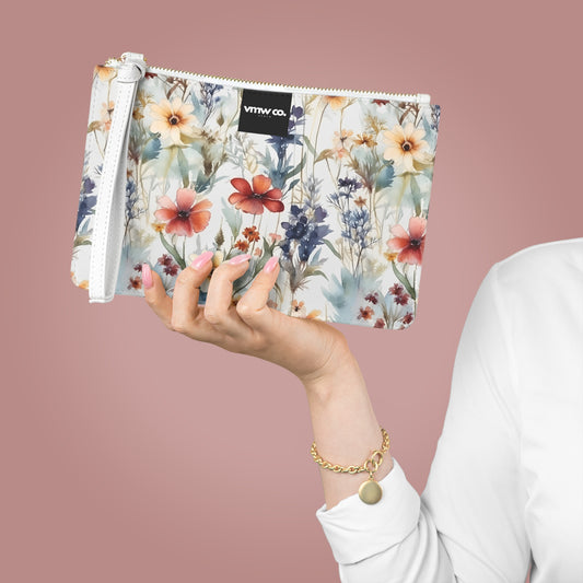 Ethereal Blossom Clutch Bag