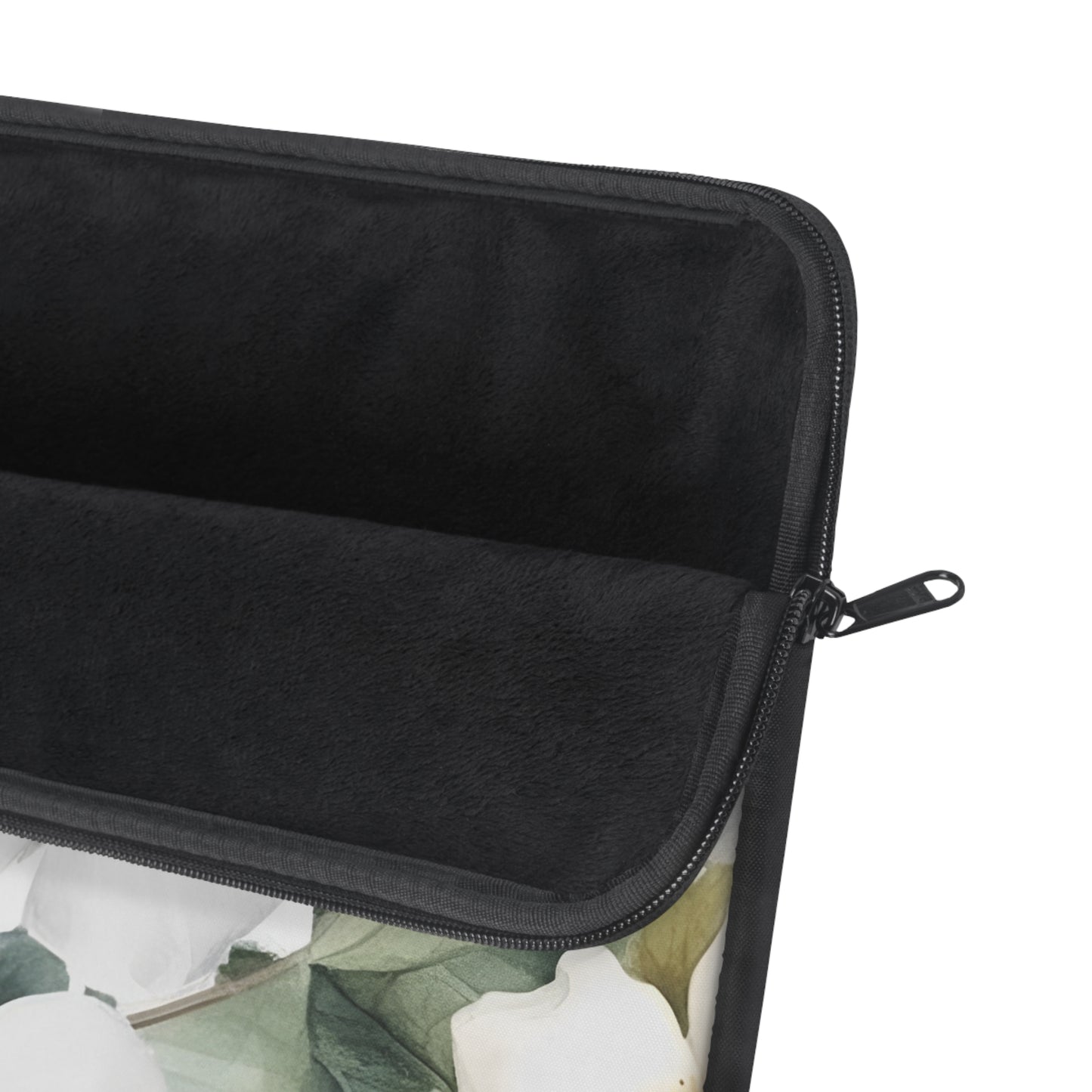 White Floral Laptop Sleeve