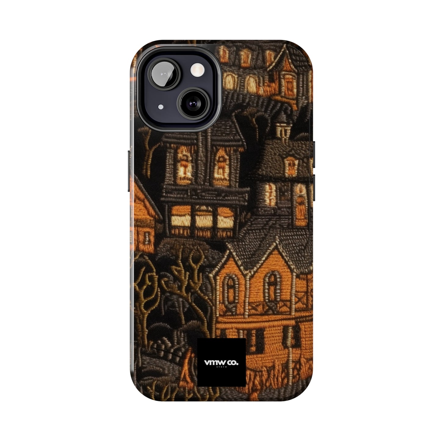 Halloween Houses iPhone Tough Phone Cases