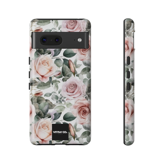 Pink Rose Android Tough Cases