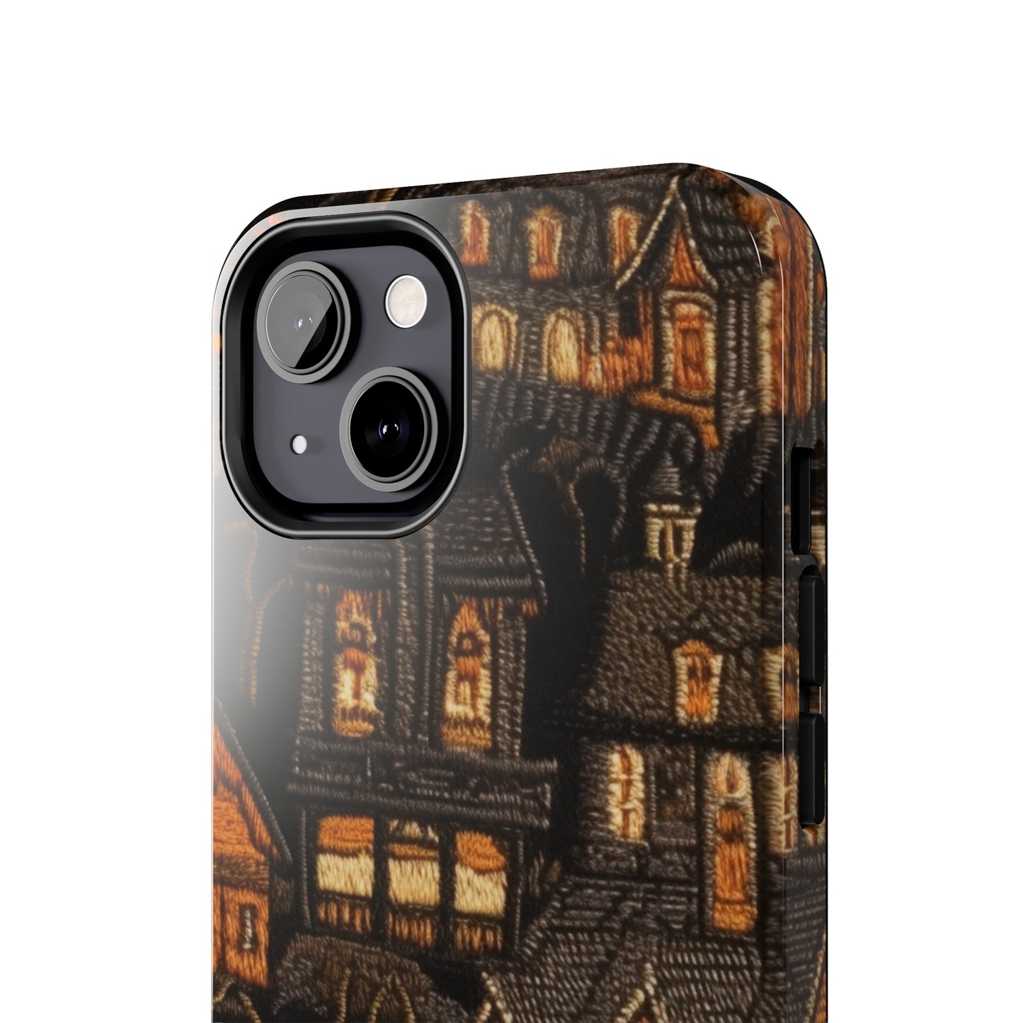 Halloween Houses iPhone Tough Phone Cases