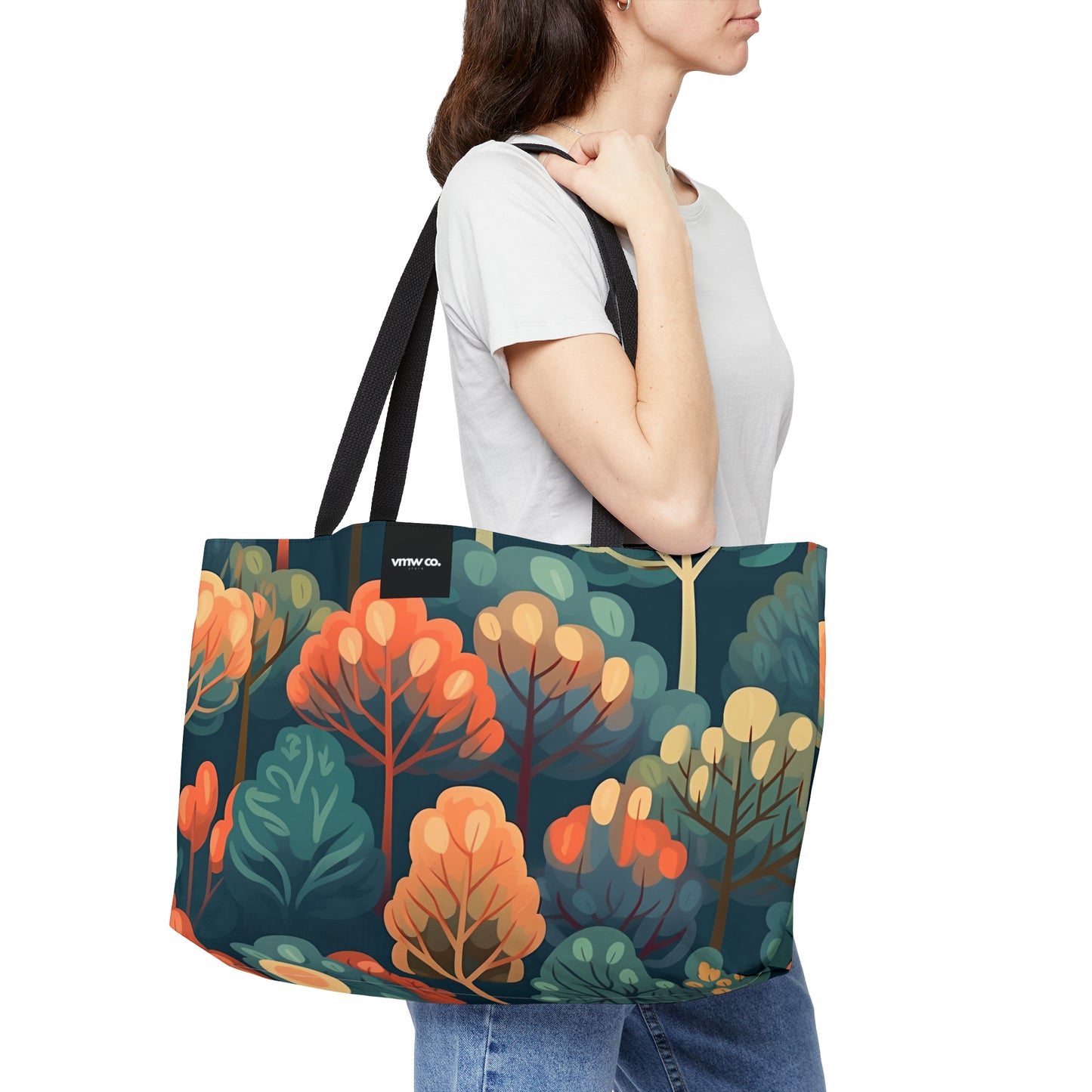 Fall Forest Weekender Tote Bag