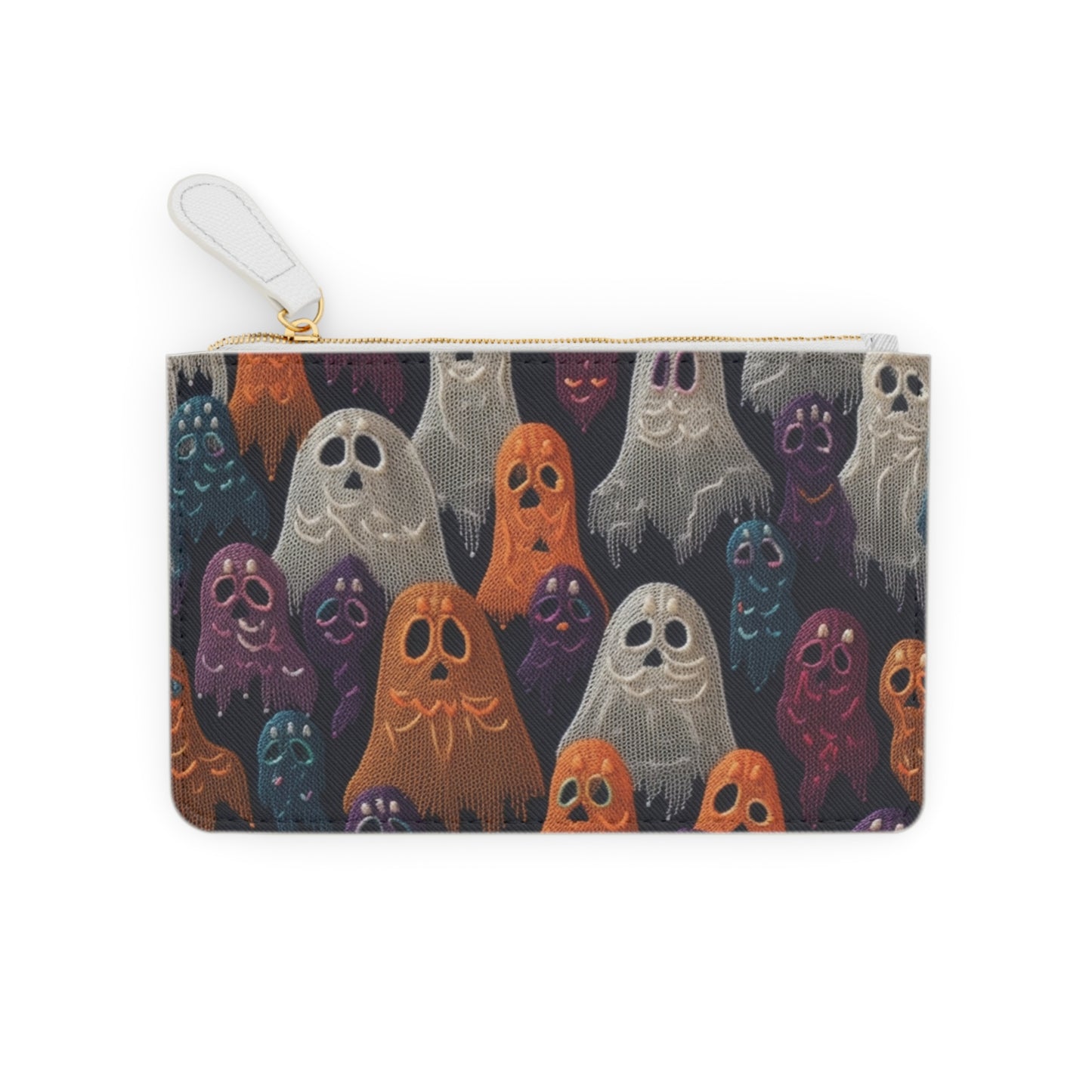 Colourful Ghosts Mini Clutch Bag