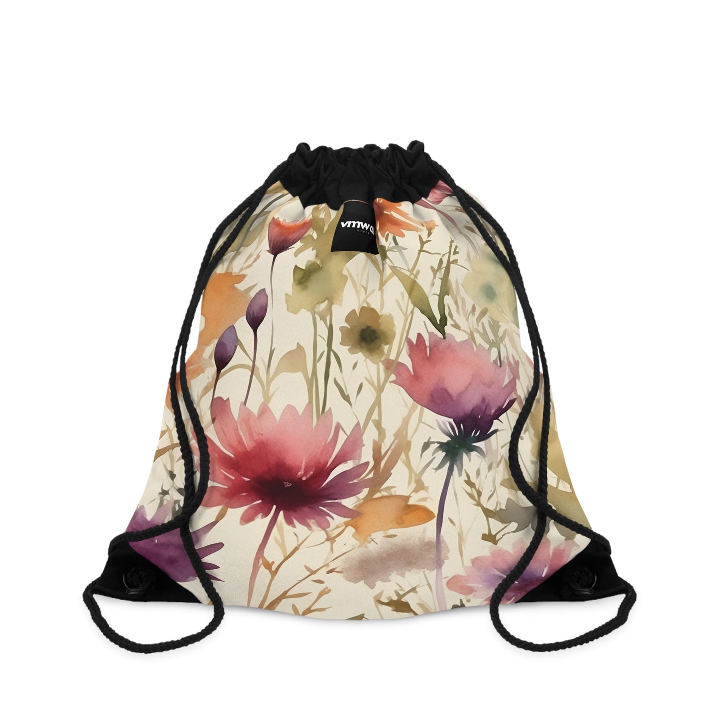 Mystic Bloom Drawstring Bag