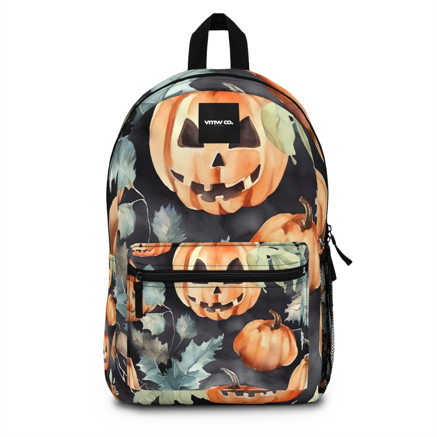 Pumpkin Black Orange Backpack