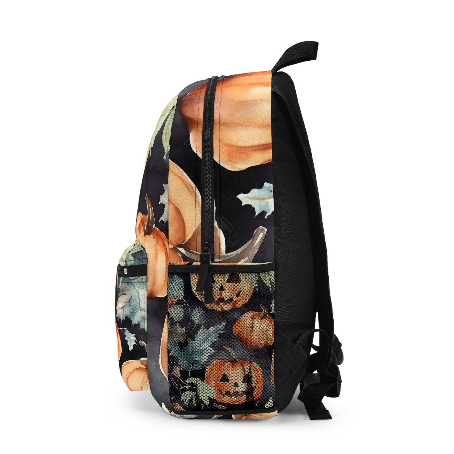 Pumpkin Black Orange Backpack