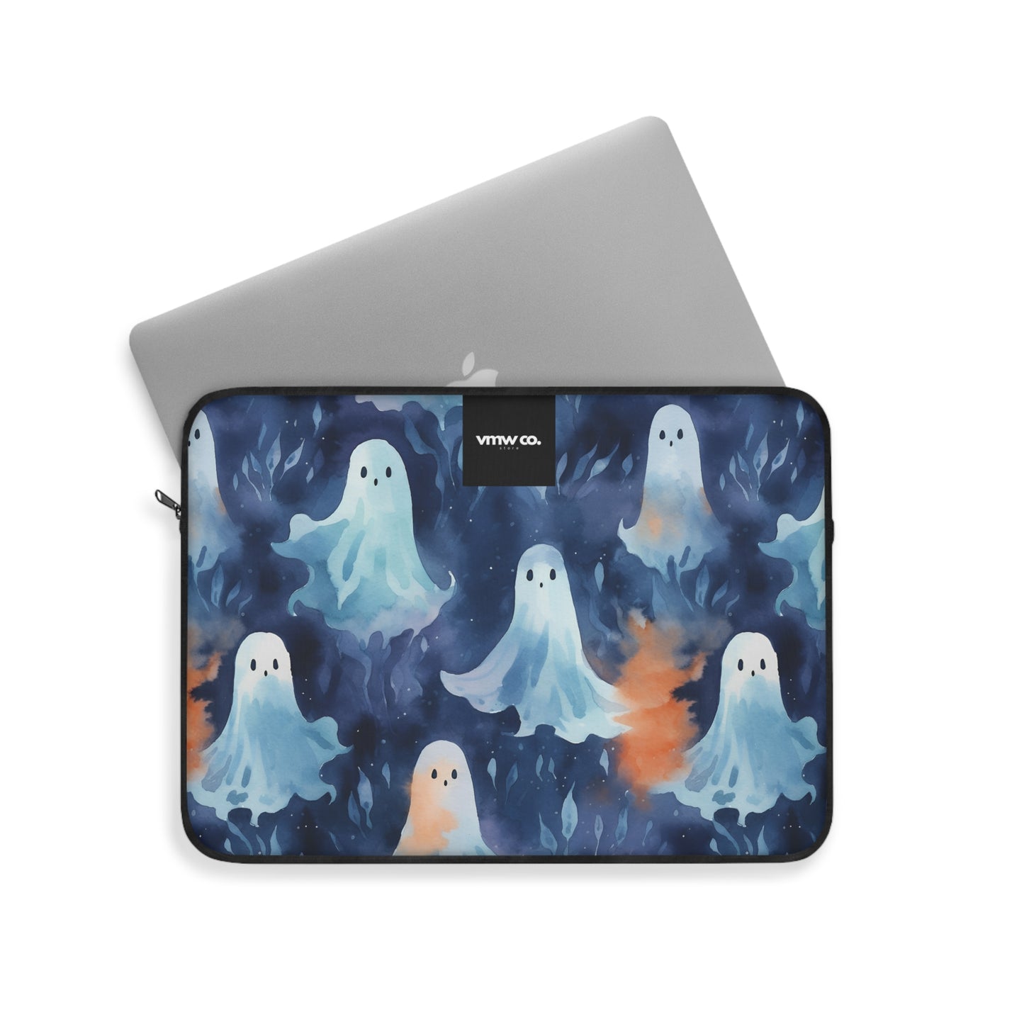 Ghosts Blue Laptop Sleeve