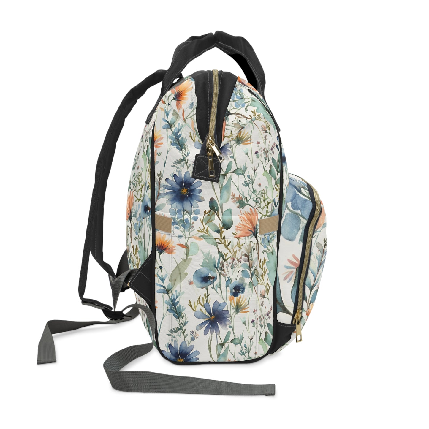 Azure Wilderness Multifunctional Diaper Backpack